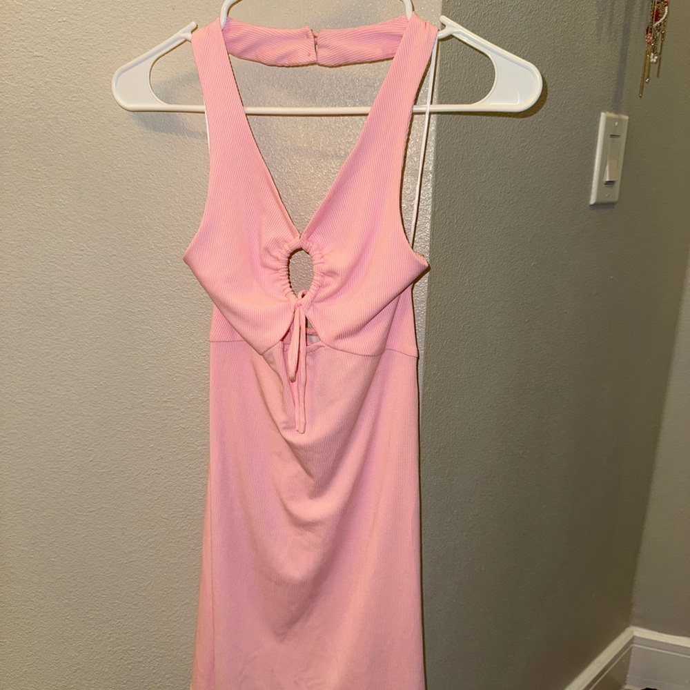 Princess Polly Pink Halter Dress
